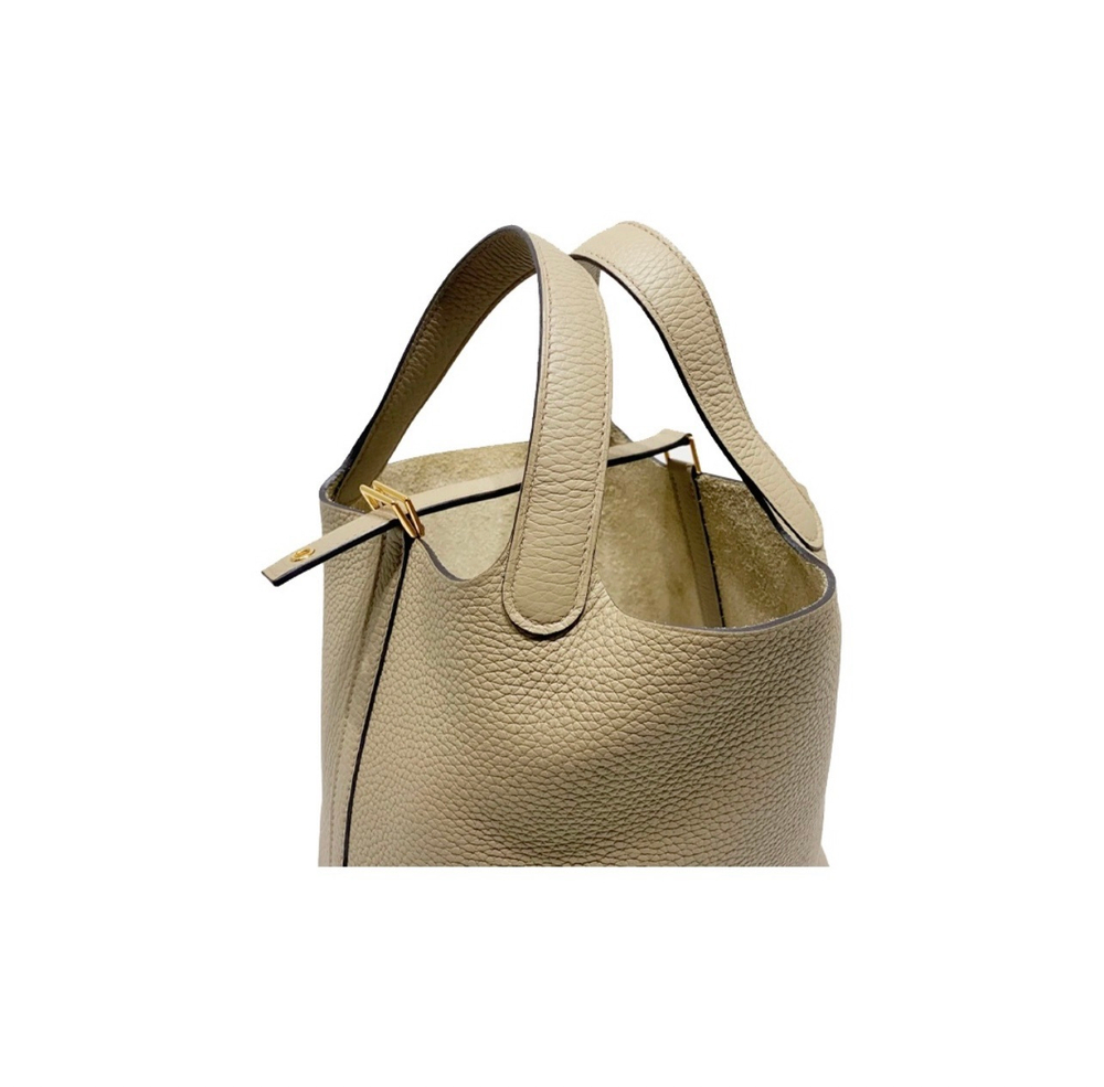 В наличии, Сумка Hermes Picotin 18 Beige Marfa Clemence bull calfskin, H056289CC8Q