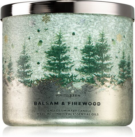 Bath & Body Works Balsam & Firewood - ароматическая свеча /   411  g  / GTIN 667557458304