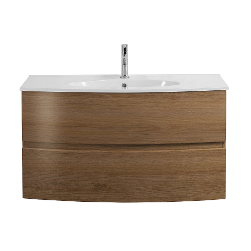 Тумба с раковиной Cezares ELETTRA 100 55527+50149 Rovere tabacco