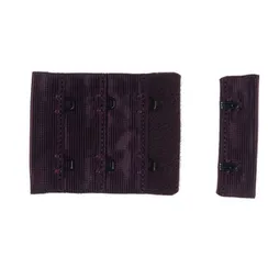 Застежка с крючками сливовая 2 ряда (цв. 076), 44*55 мм