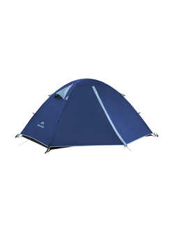 Палатка Naturehike Bleik Series 2-местная, тип А, алюминиевый каркас, синяя
