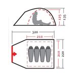 Палатка Nova Tour Эксплорер 3 V2 без юбки
