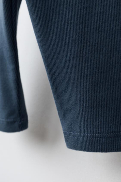ZARA ЛЕГИНСЫ В РУБЧИК С НАШИВКОЙ, ОКЕАНСКИЙ СИНИЙ