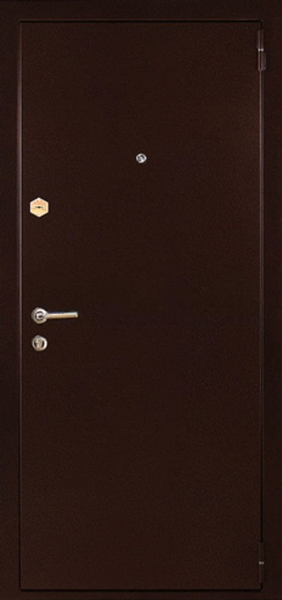 Входная дверь в загородный дом Порошок медь/Ламинат - 908