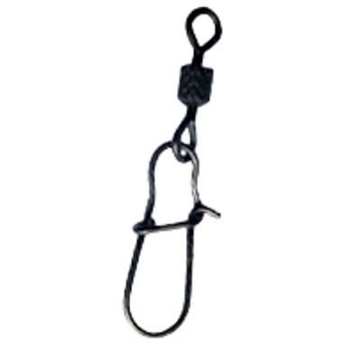 Вертлюг с карабином Hanzo DS-3004 №08 12кг 10шт