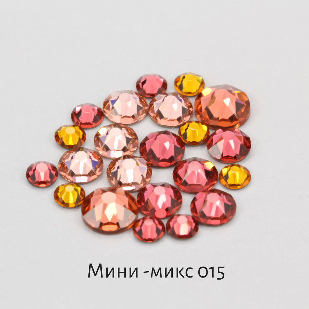 Стразы Swarovski для ногтей, Мини-микс №15 Космополитен, 20шт.