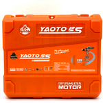 Шуруповерт бесщеточный аккумуляторный электрический Yaoto bs 128V, дрель в кейсе, 2 АКБ LI-ION 6 Ач