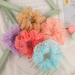 Sale 10%! Модный аксессуар !!! Невероятно женственная и нежная резинка для волос, Цвет коралл, 1 шт.