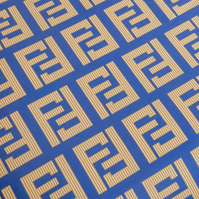 Комплект постельного белья на резинке Сатин MS «Солнечные волны»