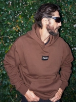 Худи MANTO LABEL 25 OVERSIZE - Коричневое