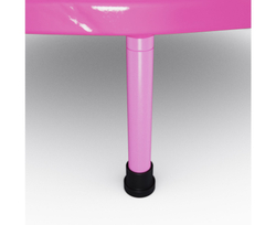 Батут с поручнем DFC JUMPFIT 36'' розовый