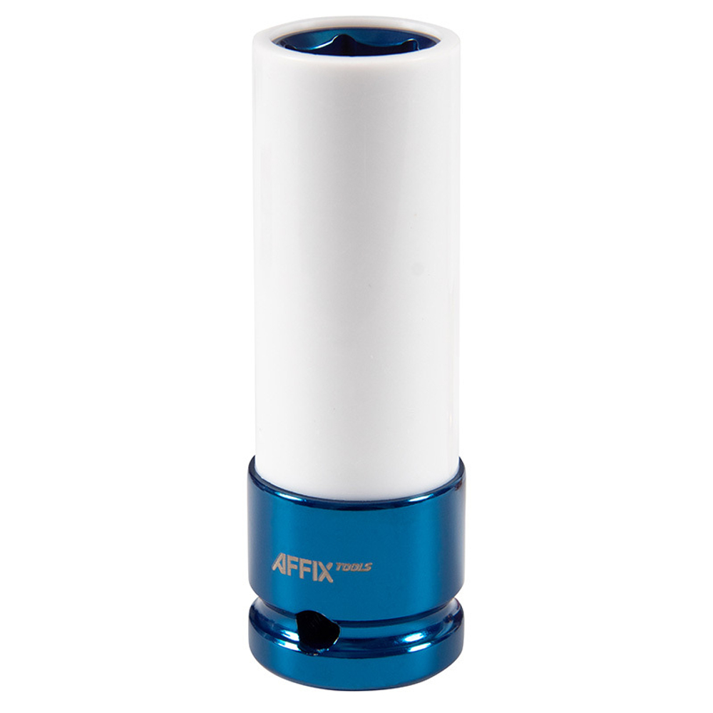 AFFIX (AF00645117) Головка торцевая ударная глубокая 1/2", 17 мм, тонкостенная, пластиковая защита