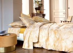 Постельное белье 2 спальное евро Blanc des Vosges Cosmos Miel