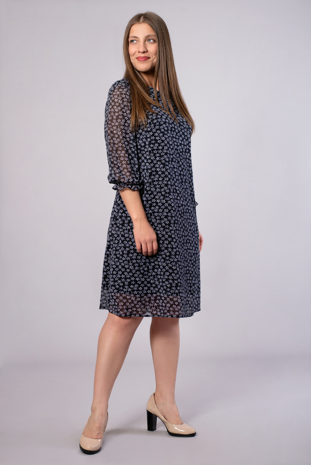 Платье женское 3831ВПБ, Букет #284Букб053831ВПБ