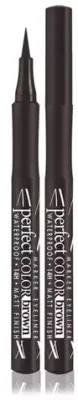Подводка-фломастер для глаз luxvisage perfect color waterproof 14h matt finish, brown