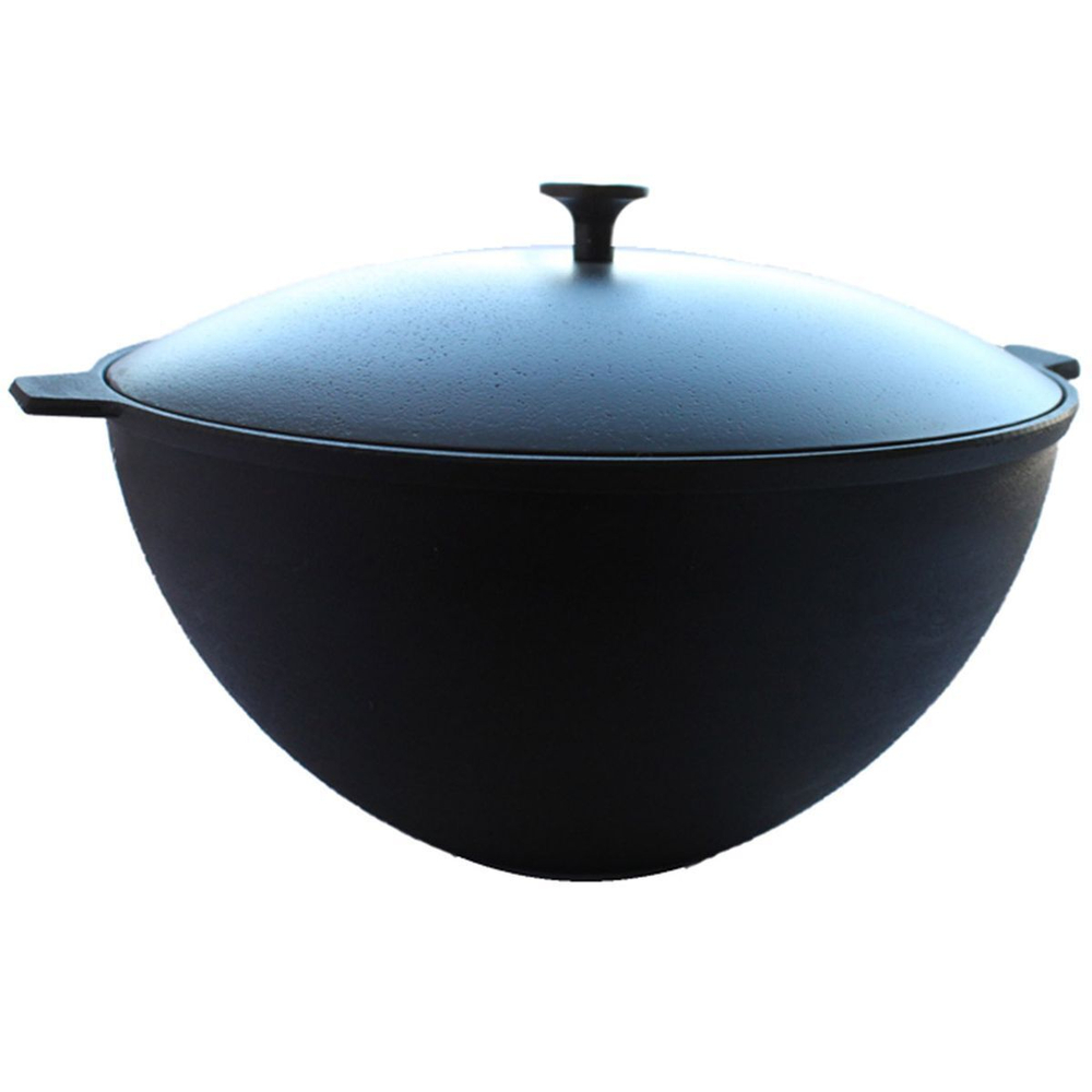 Казан чугун, 7 л, ПЛЧ-4-70-30-65-6, с крыш, Камская посуда, к71