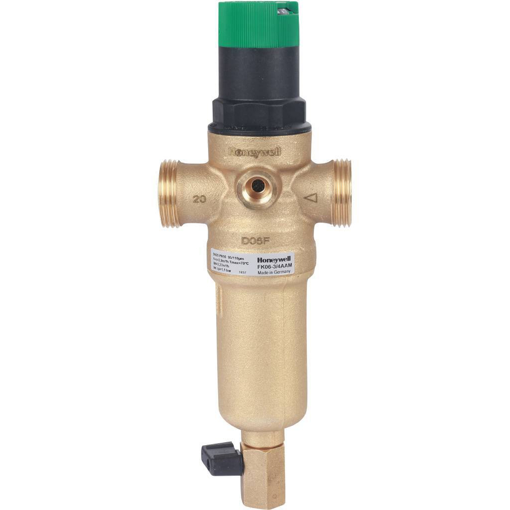 Фильтр самопромывной Honeywell MiniPlus FK06-AAM 3/4" с редуктором давления