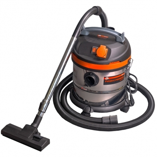 Пылесос стр. PVC20-C Мастер(1,5кВт,3м шланг,пыль.сбор 20л,нерж.к-с,бум.мешок,2кВт подключаемый инст)