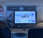 Магнитола для Honda Civic 7 2001-2005 левый руль - FarCar XXL9-9662L монитор 9.5" 2K QLED на Android 14, TS20, 8+256Гб, CarPlay, 4G SIM-слот