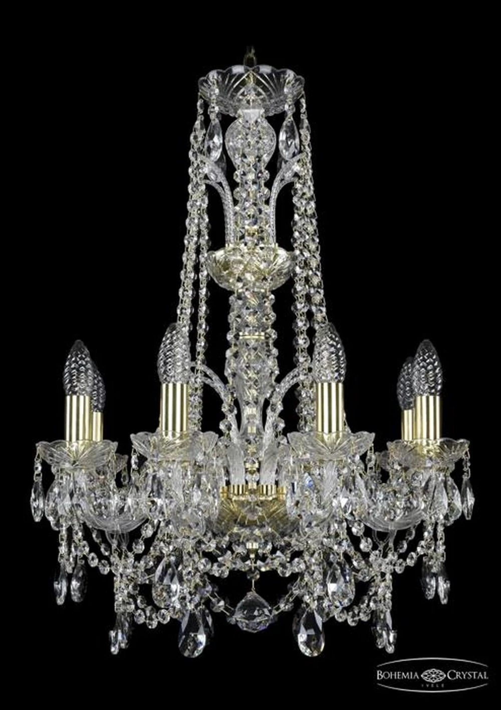 Подвесная люстра Bohemia Ivele 1411/8/160/XL-65/G