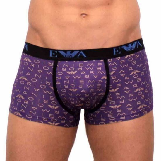 Мужские трусы боксеры фиолетовые Emporio Armani