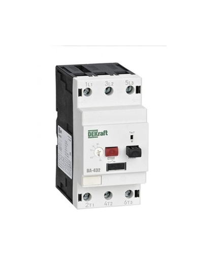 Выключатель автоматический для защиты двигателя 3п 56-80А 35кА ВА-432 DEKraft 21242DEK