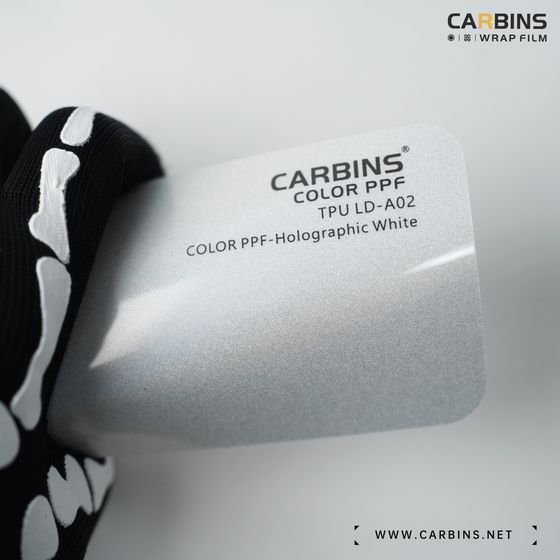 Веер образцов полиуретановой цветной пленки Carbins Color PPF