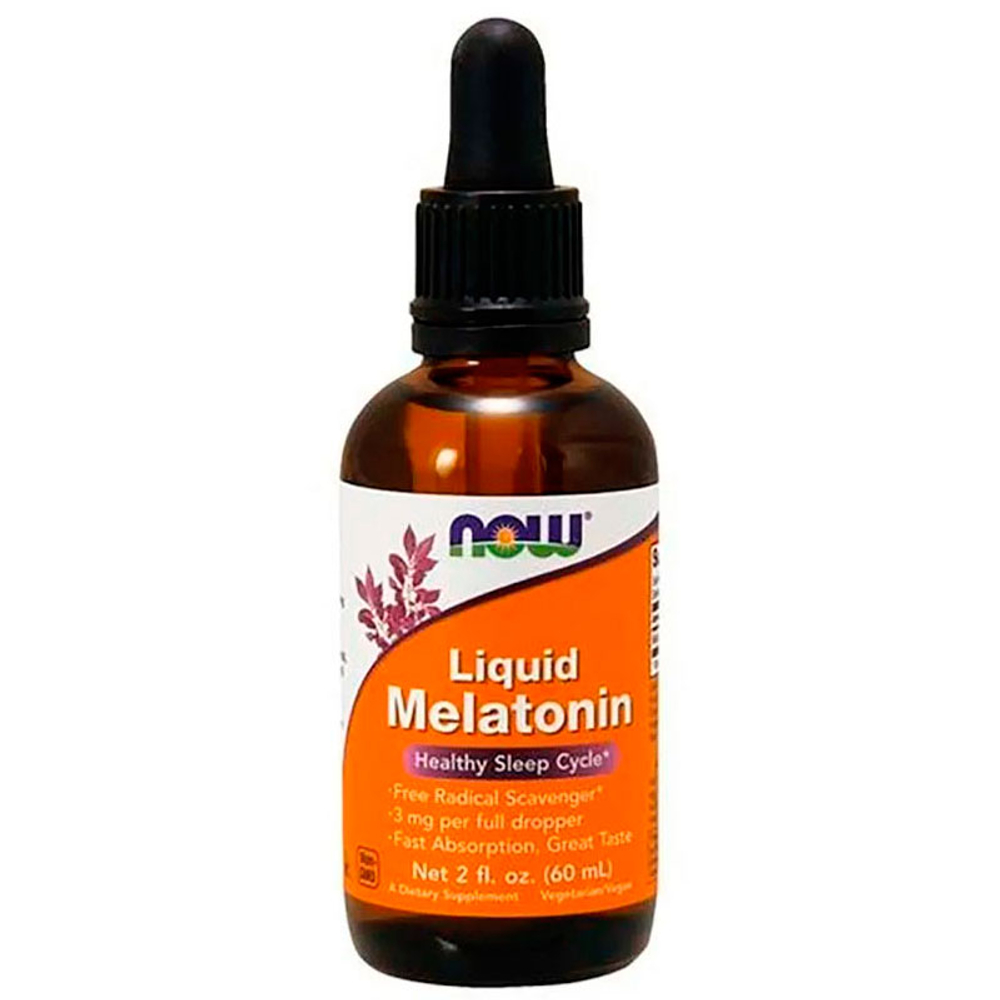 NOW Melatonin Liquid (60 мл.)