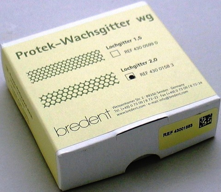 Восковые ретенции решетка с отверстиями 2,0 7х7см Упак (20шт)