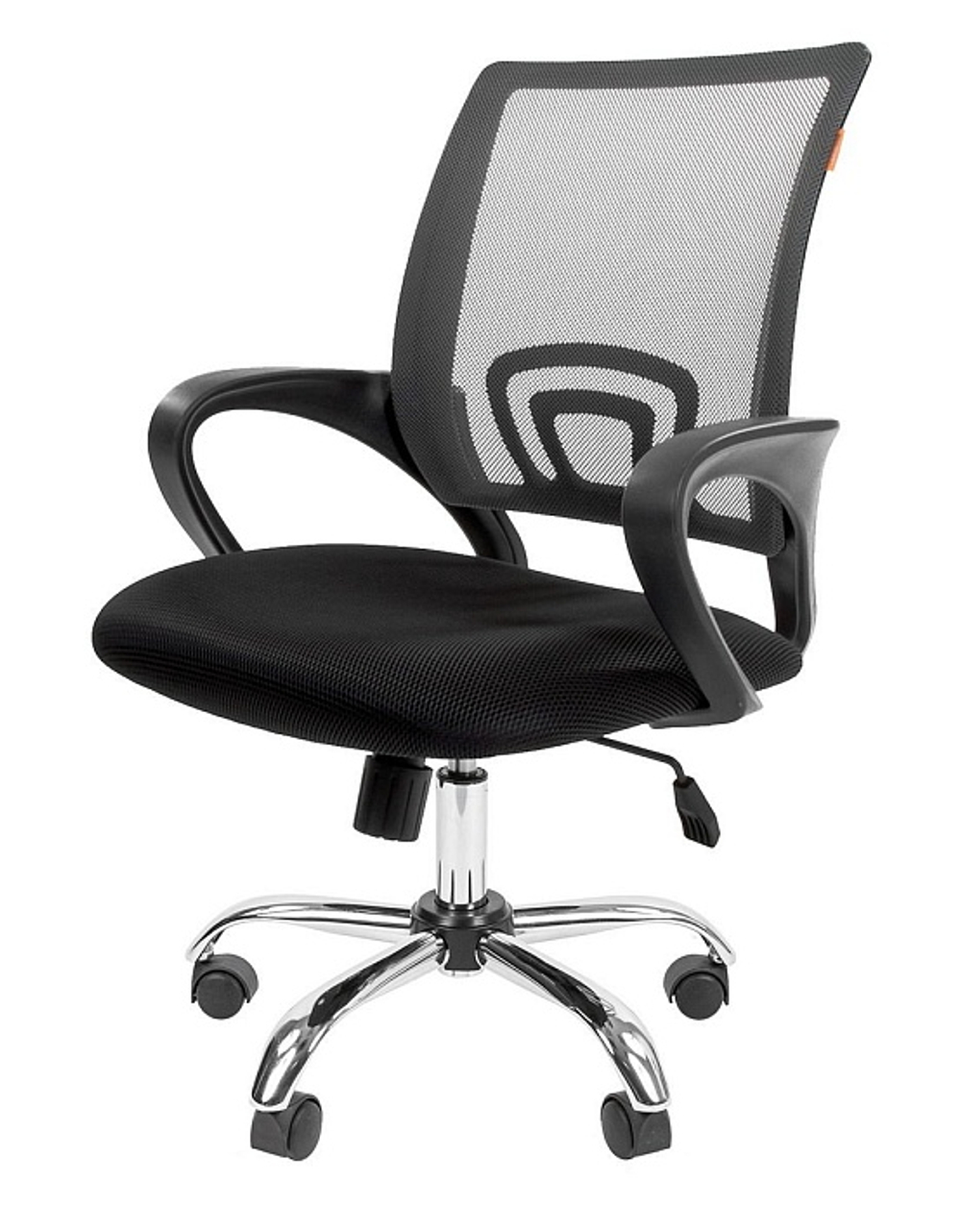 Офисное кресло CHAIRMAN 696 хром, ткань TW/сетчатый акрил