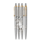 Подарочный набор: Шариковая ручка Parker Jotter Horse Special Edition в подарочной коробке и ежедневник недатированный черный с золотым срезом