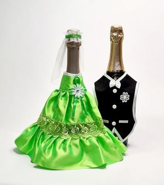 Украшение на шампанское