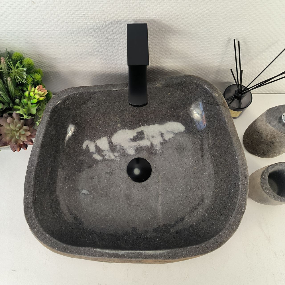 Раковина из речного камня RS-65472 48*43*16 0856