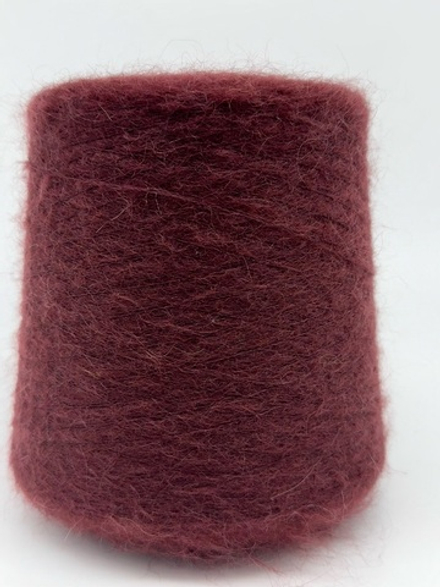 Пряжа Ilaria Aurora (67% супер кид мохер 28% па 5% меринос) 1000м/100 гр, красное вино