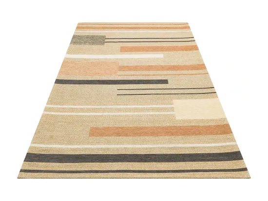 Ковер BROOKLYN 160*230, бежевый,терракотовый 851813