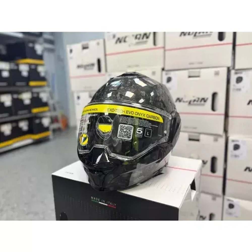 флип-бэк SCORPION EXO-TECH EVO Onyx Carbon Glossy