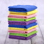Салфетка из МИКРОФИБРЫ 30х30см комплект 10 шт. MULTI COLOUR ECONOMY 180 г/м2 LAIMA HOME (2 штуки в упаковке)
