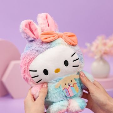 Мягкая игрушка My Melody Китти радужная, 20 см