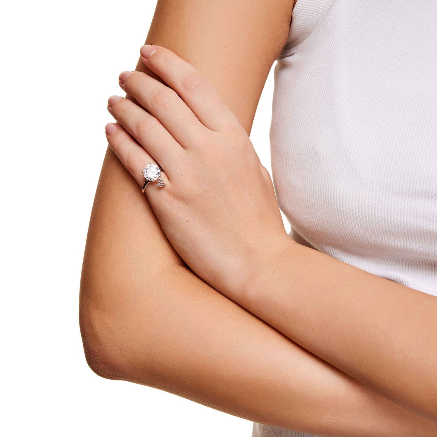 Кольцо Crystal Circuit Lips Ring