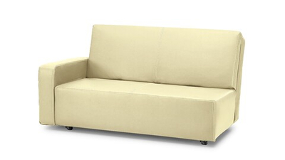 Диван Лорма Galaxy Cream 137*100*86 см, Бежевый Экокожа Аккордеон Фиеста