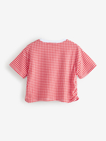 Футболка для девочки Next E44-339, 3 шт., Красный, Белый, Голубой