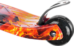 Самокат детский трехколесный Игрокат Dino Print Flame black