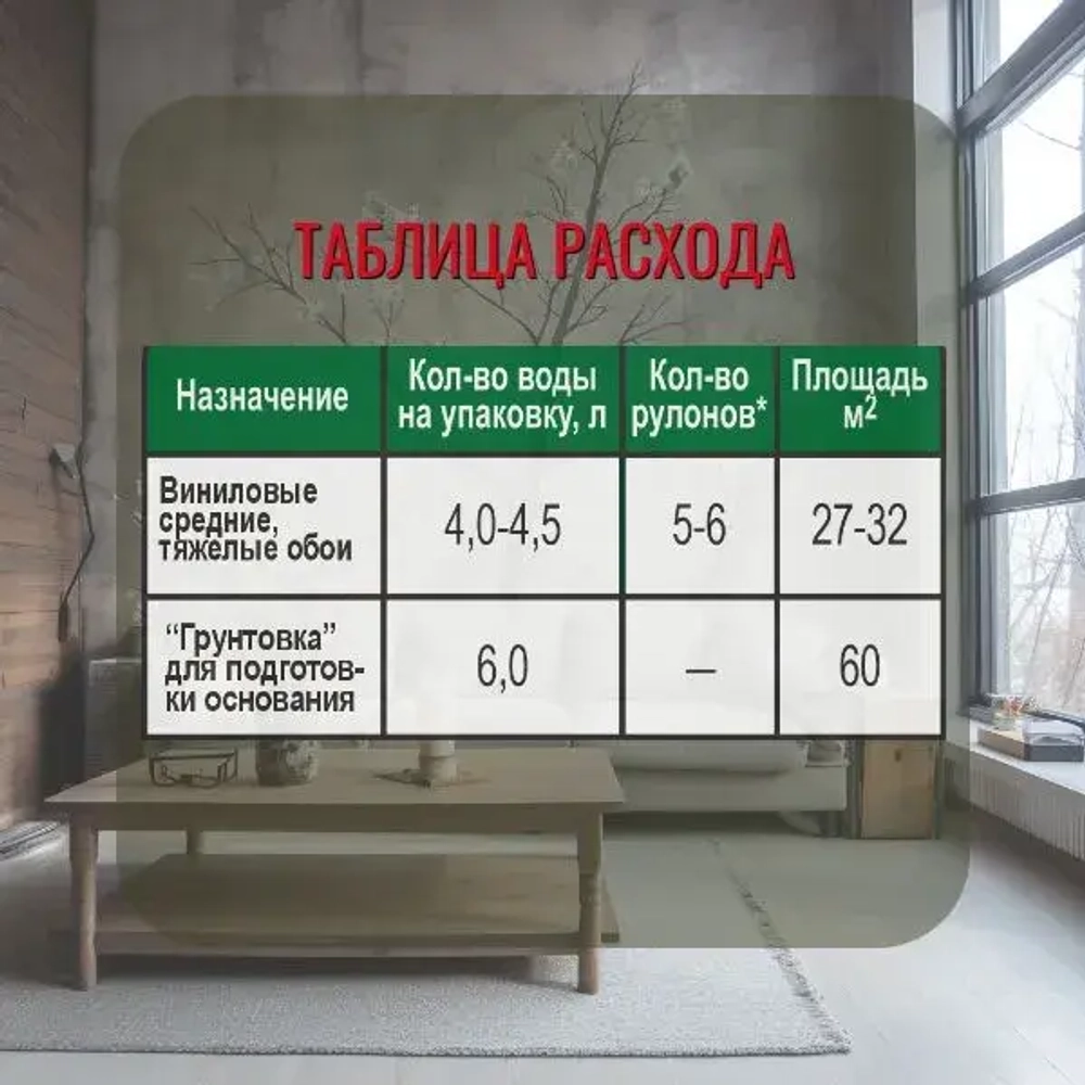 Клей обойный LUXOL винил (Standart) 180г.