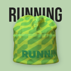 Шапка Running (зеленая новая)