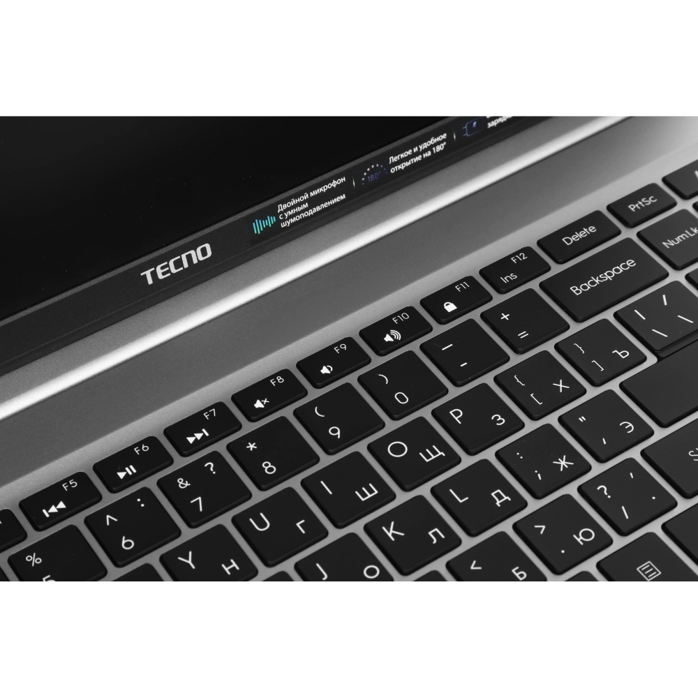 Ноутбук Tecno MegaBook K16SAA 16" IPS Core i5 13420H 8Gb/512Gb SSD Win 11 Home серый (71005000618)