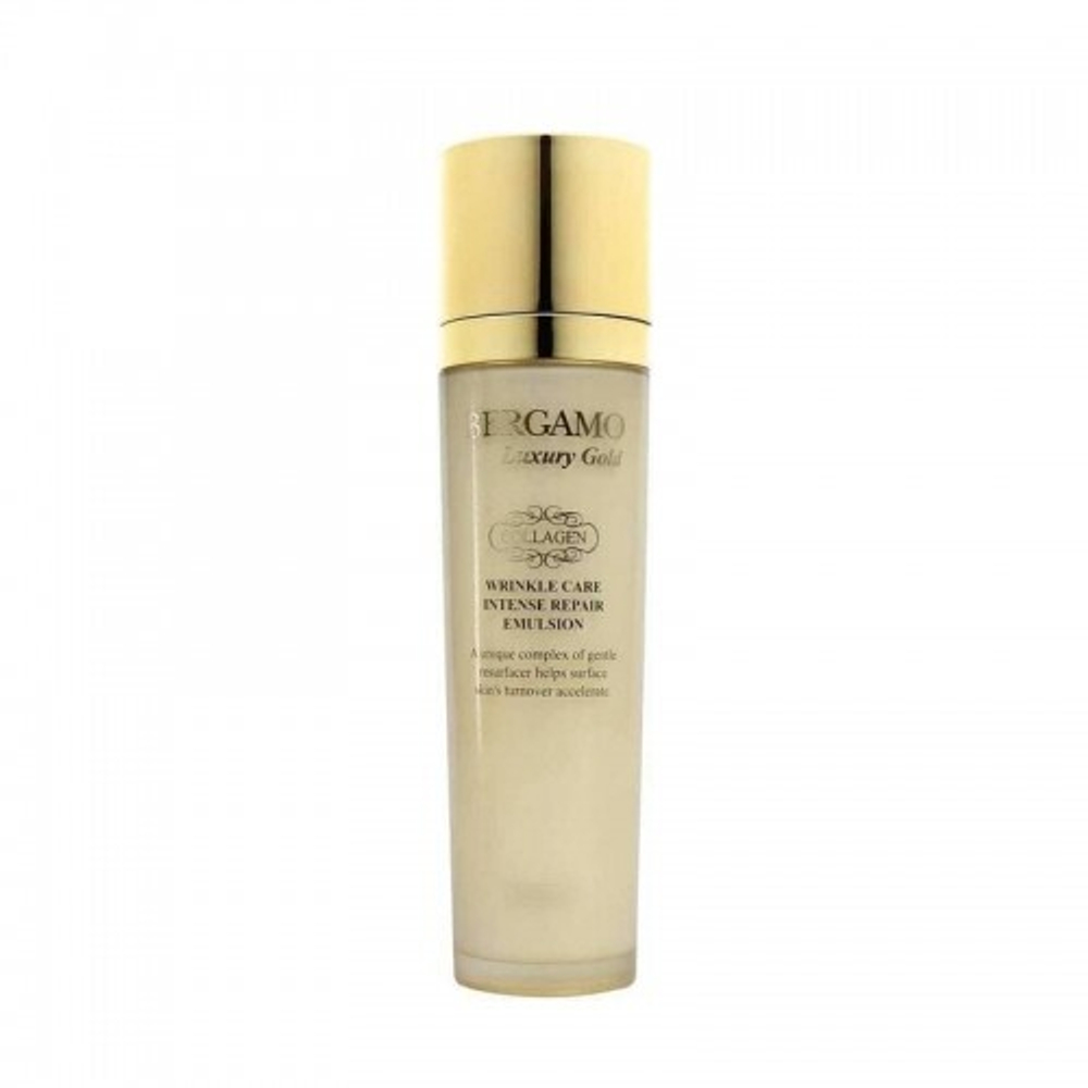 Эмульсия для лица с частицами золота BERGAMO Luxury Gold Collagen Emulsion 150 мл
