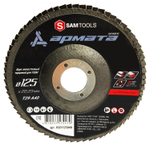 Круг лепестковый торцевой КЛТ 125х22.2 Р40 Samtools Армата