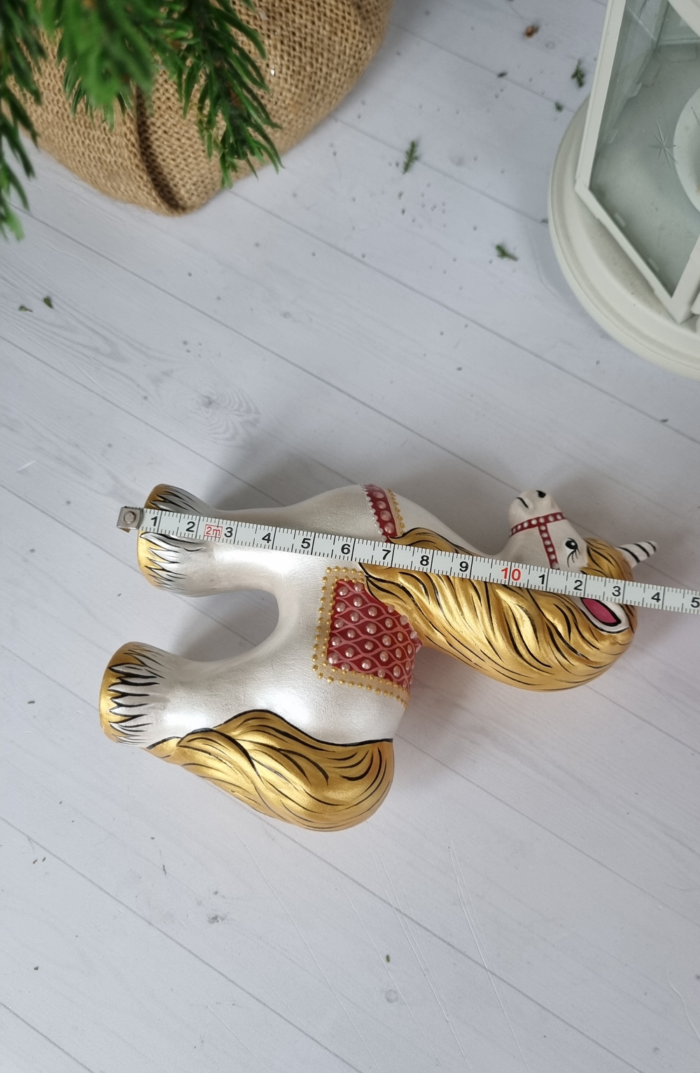 Единорог фарфоровая игрушка под ёлку