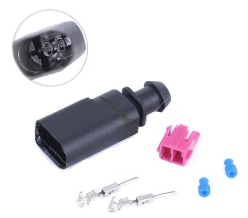 Разъем 1J0973802 2-х контактный компрессора кондиционера VAG (VOLTON)