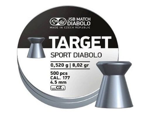 Пули JSB TARGET SPORT DIABOLO 4,5 мм 0,52 г 500 шт